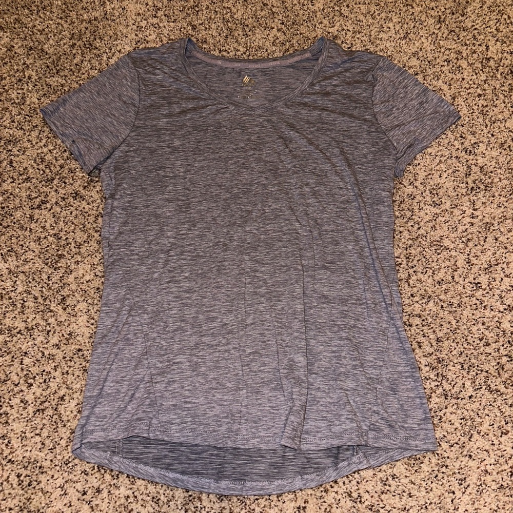 Polyester Blue Workout Tee Shirt - RBX Large (L)